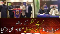 Hashmi Group become Fitness Partner of Karachi Kings in PSL 6