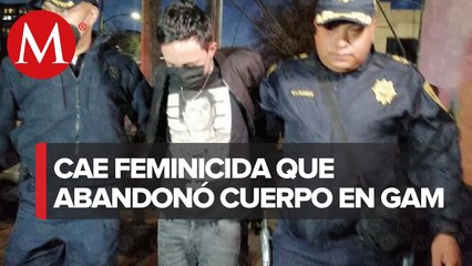 Detienen a presunto feminicida que abandonó cuerpo en la GAM