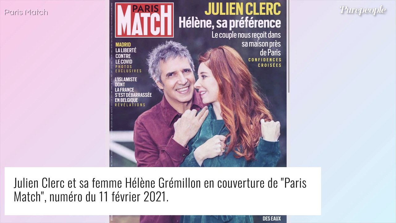 Julien Clerc et sa femme Hélène, 29 ans de différence : "J'ai plus peur aujourd'hui qu'avant"