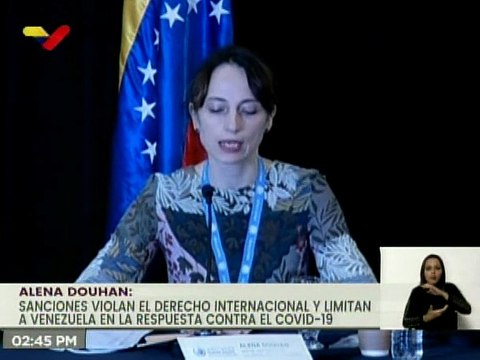 Alena Douhan: Medidas contra los activos de Venezuela imposibilitan el acceso a servicios básicos
