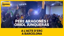 Oriol Junqueras i Pere Aragonès a l'acte d'ERC a Barcelona