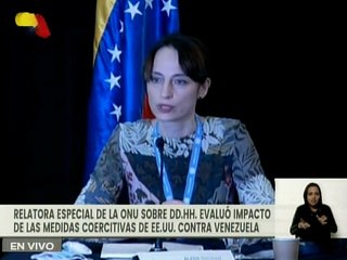 Relatora Especial de la ONU se opone a cualquier acto violento que se pueda efectuar en Venezuela