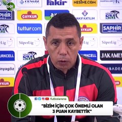 Gabriel Margarit: "Bizim için çok önemli olan 3 puan kaybettik"