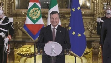 Draghi apoya su gobierno en políticos pero da Ecología y Economía a técnicos