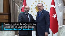 Cumhurbaşkanı Erdoğan, Ürdün Başbakanı ve Savunma Bakanı Ömer er-Rezzaz’ı kabul etti