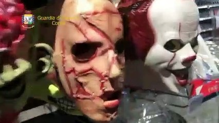 Montano Lucino (CO) - Sequestrati 20mila articoli di Carnevale pericolosi (12.02.21)