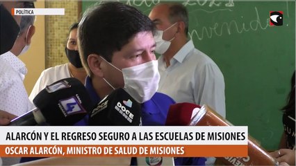 Alarcón y el regreso seguro a las escuelas de Misiones