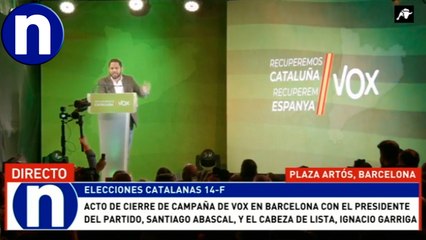 Así ha sido el cierre de campaña de VOX | 12/02/21
