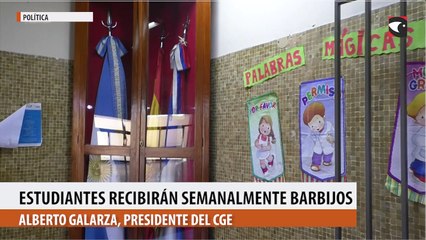 Estudiantes recibirán semanalmente barbijos
