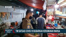 Tim Satgas Covid-19 Razia Keramaian Para Pedagang yang Melanggar PPKM di Grogol