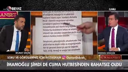 Osman Gökçek'ten İmamoğlu'na tepki 'Rahatsız olmuş bunda ne var'