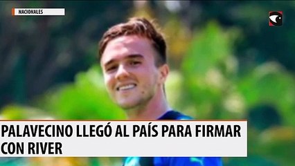 Agustín Palavecino llegó al país para firmar con River y ser el primer refuerzo de Gallardo