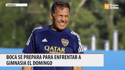 Boca se prepara para enfrentar a gimnasia el domingo
