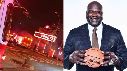 Shaquille O'Neal's Krispy Kreme Caught on Fire in Atlanta