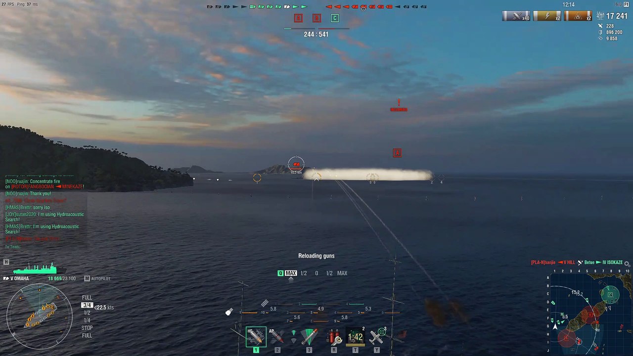 World of Warships | Omaha | 53.8k DM | 1 kill