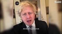 Boris Johnson says UK 'well on target' in Covid jabs race
