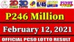 Lotto Result Today 9pm Feb 12 2021 6/58 6/45 4D Swertres Ez2 PCSO - Lotto Result Today