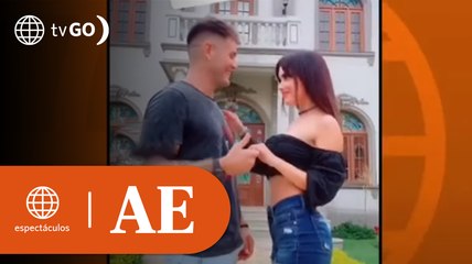 Rosángela Espinoza se pone nerviosa al bailar con Pancho Rodríguez | América Espectáculos