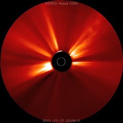 See what Causes Auroras When it Hits Earth