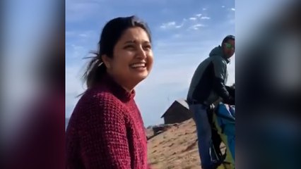 Actress Prajakta Mali Enjoying Vacation At Himachal
