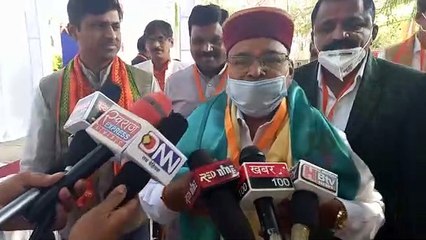 केंद्रीय मंत्री थावरचंद गहलोत पहुचे प्रशिक्षण में, इस दौरान मीडिया से रूबरू हुए