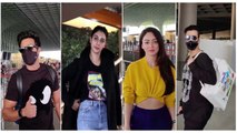 Karan Johar, Pulkit Samrat, Sandeepa Dhar & Warina Hussain snapped at the Airport | SpotboyE