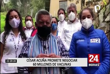 Acuña, Forsyth y Mendoza continúan recorriendo el país para dar a conocer su plan de gobierno