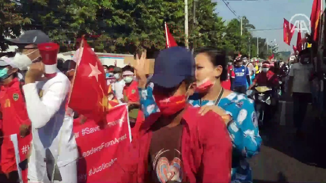 Myanmar'da darbe karşıtı protestolar 6. gününde