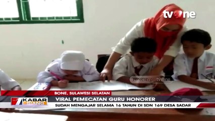 Guru Honorer di Bone Dipecat Karena Unggah Gaji