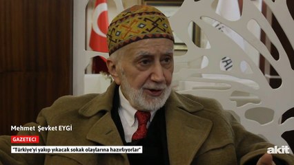 Eygi: Türkiye’yi kasıp kavuracak sokak olaylarına hazırlanıyorlar!