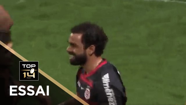 TOP 14 - Essai de Yoann HUGET (ST) - Toulouse - Pau - J16 - Saison 2020/2021