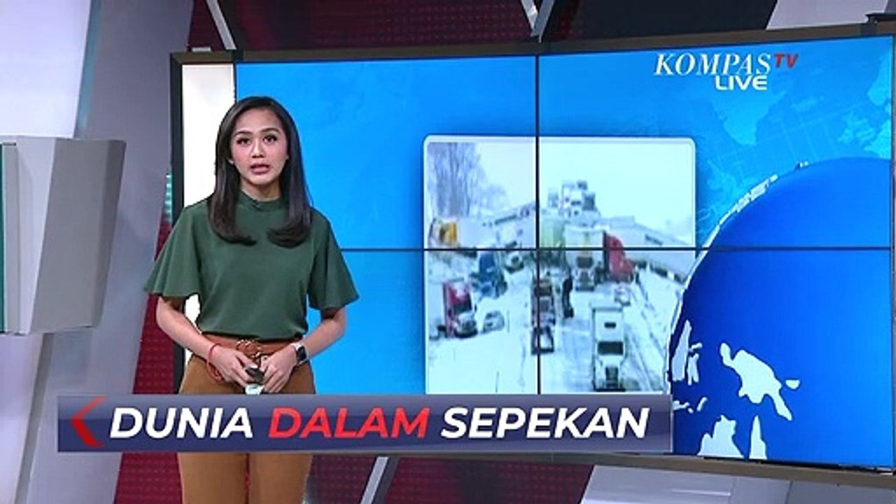 Fenomena Langka, Penampakan Arab Saudi Diselimuti Salju!