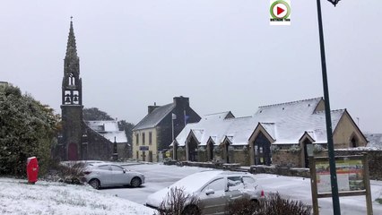 Monts d'Arrée   |   La neige colle c'est cool - Bretagne Télé