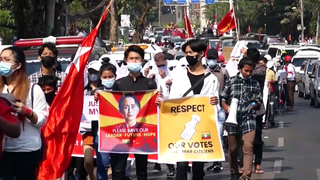 Nach Verhaftungen und Polizeigewalt: Erneut Massenproteste in Myanmar