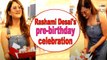 Rashami Desai celebrates her pre birthday at airport with media