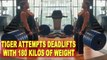 Tiger Shroff attempts deadlifts with 180 kilos of weight