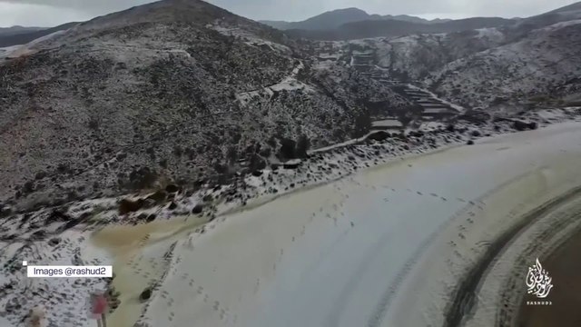 Des chutes de neige observées dans le sud-ouest de l'Arabie Saoudite