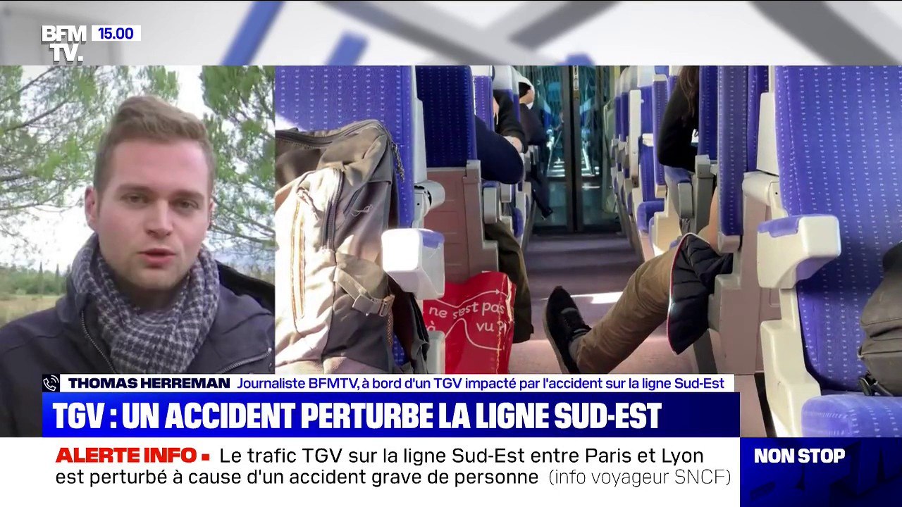 SNCF: le trafic TGV perturbé entre Paris et Lyon après un grave accident
