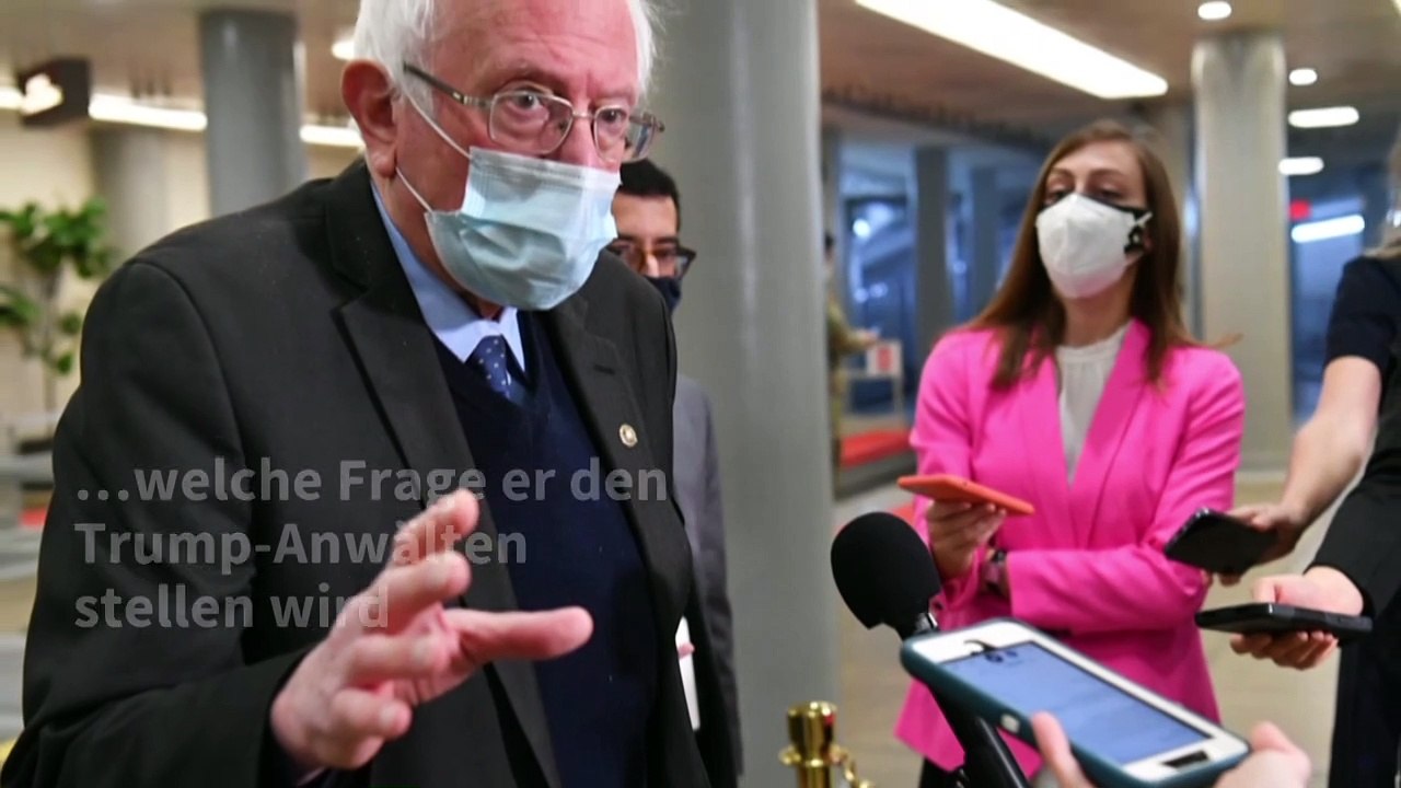 Diese Frage an Trump-Anwälte brennt Bernie Sanders auf den Nägeln
