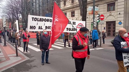 Descargar video: Pensionistas vascos denuncian que se use la pandemia como 