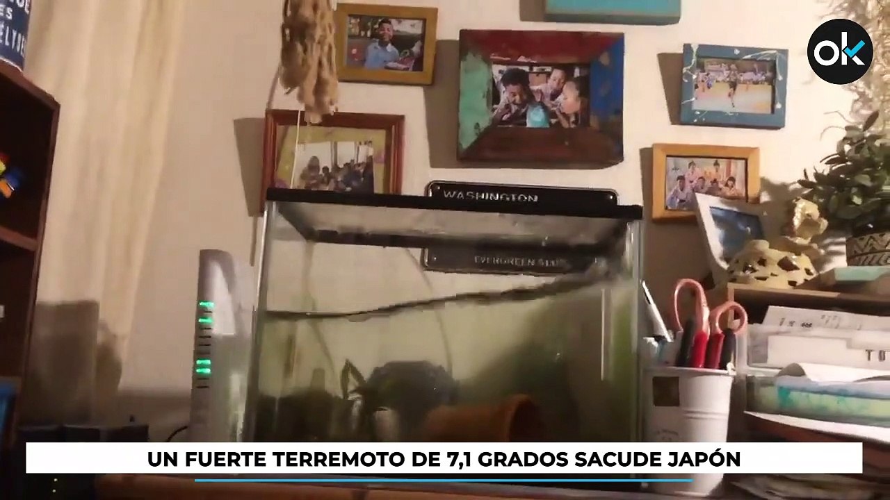Un fuerte terremoto de 7,1 grados sacude Japón: el epicentro está a 60 kilómetros de Fukushima