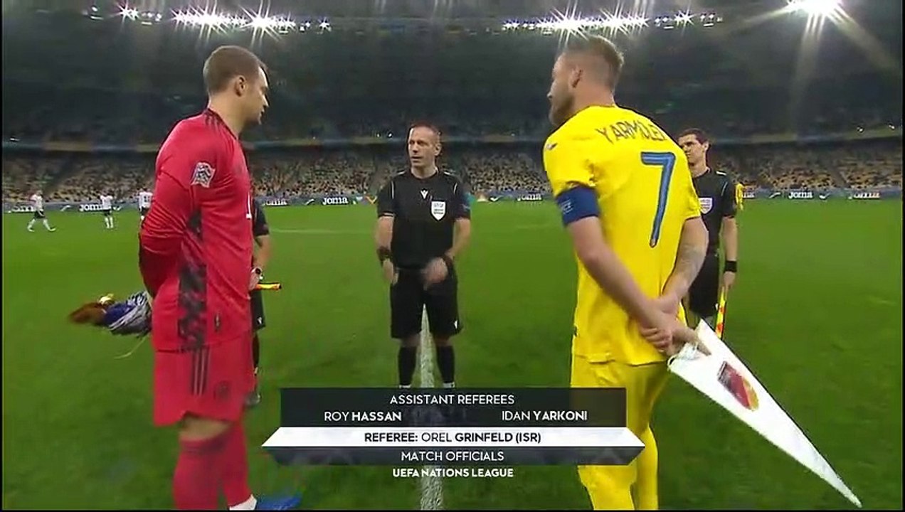 Nations League 2020-21  - Ukraine v Germany - 1.Half