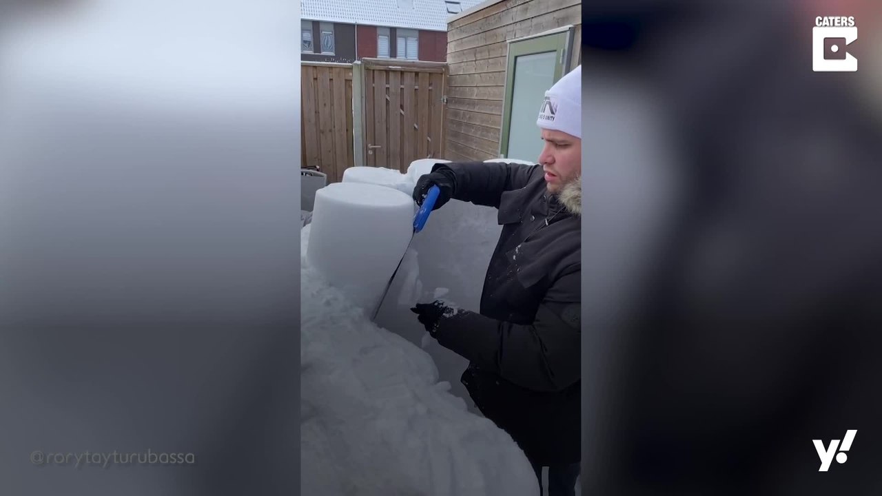 Iglu Bauanleitung: So leicht geht eine eigene Schneehütte im Garten