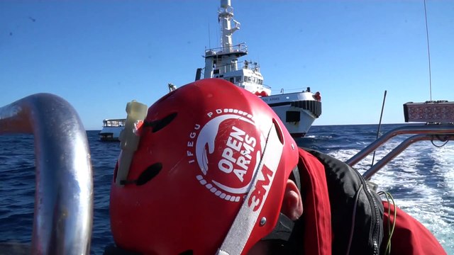 Watch: On board with Open Arms rescue ship as 40 migrants are saved in Mediterranean
