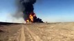 अफगानिस्तान-ईरान सीमा पर ईंधन टैंकर में विस्फोट के बाद आग लगी, एक के बाद जले 500 टैंकर