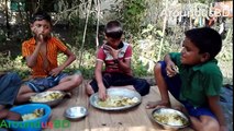 Fish Vegetables Curry Cooking Villagers vegetable fish curry cooking for village orphans kids