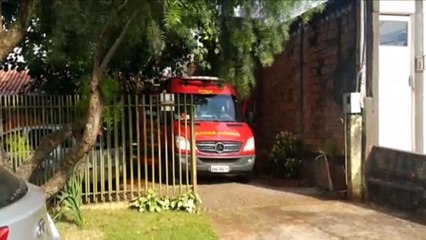 Idosa de 80 anos é socorrida pelo Corpo de Bombeiros no Bairro Santa Cruz