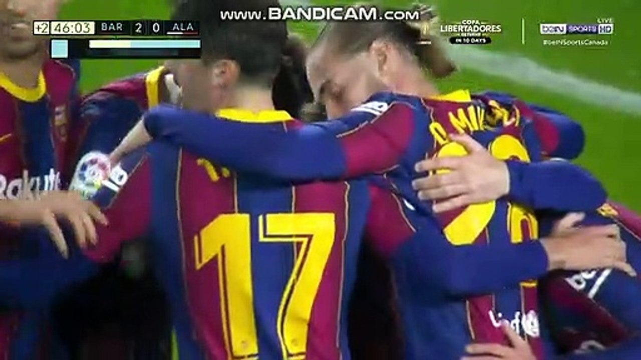 Barcelona - Alaves 2-0 GOAL MESSI 13-02-2021