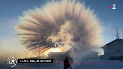 Monde : le froid polaire en images