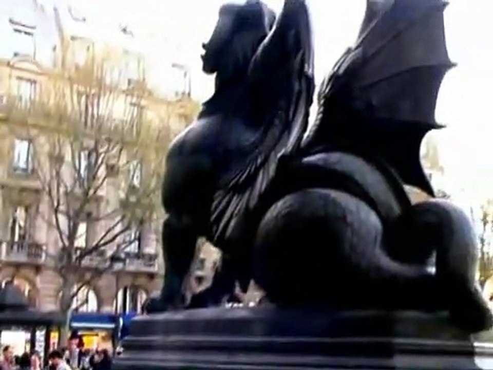 Patrice Hamel, "PARIS gagnés : Fontaine de la place Saint-Michel